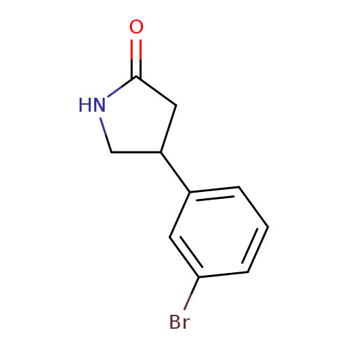 O=C1NCC(C1)c1cccc(c1)Br