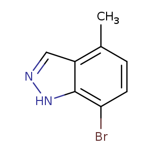 Cc1ccc(c2c1cn[nH]2)Br