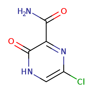 Clc1c[nH]c(=O)c(n1)C(=O)N