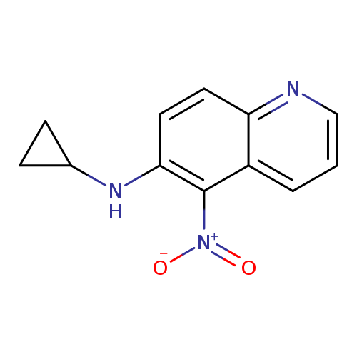 [O-][N+](=O)c1c(ccc2c1cccn2)NC1CC1
