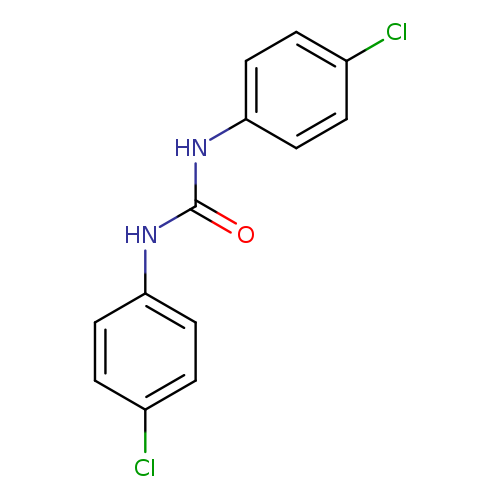 O=C(Nc1ccc(cc1)Cl)Nc1ccc(cc1)Cl