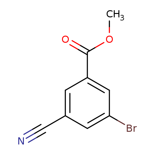 COC(=O)c1cc(Br)cc(c1)C#N
