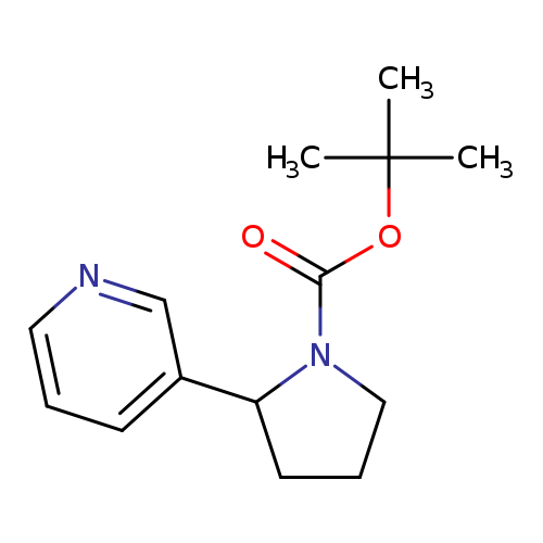 O=C(N1CCCC1c1cccnc1)OC(C)(C)C