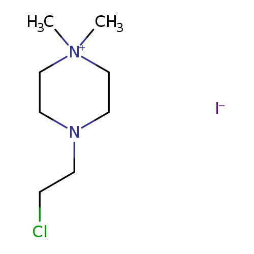 ClCCN1CC[N+](CC1)(C)C.[I-]