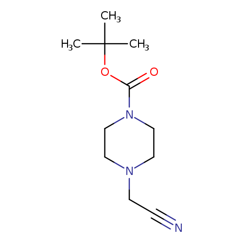 N#CCN1CCN(CC1)C(=O)OC(C)(C)C
