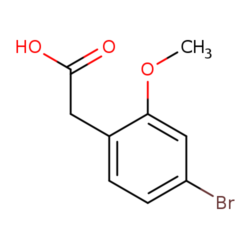 COc1cc(Br)ccc1CC(=O)O
