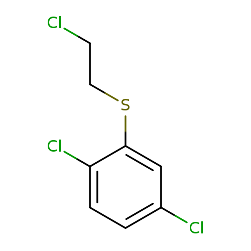 ClCCSc1cc(Cl)ccc1Cl