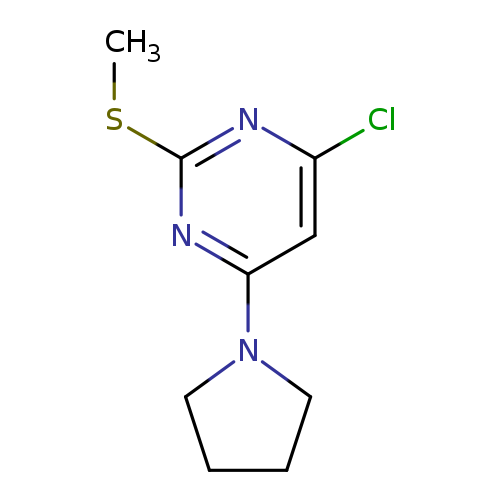CSc1nc(cc(n1)Cl)N1CCCC1
