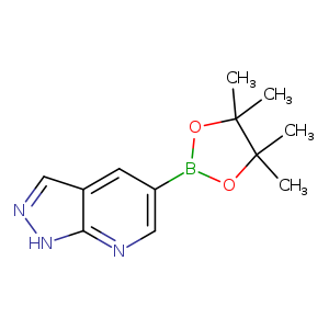 CC1(C)OB(OC1(C)C)c1cnc2c(c1)cn[nH]2