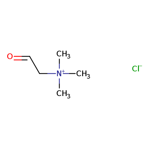 O=CC[N+](C)(C)C.[Cl-]