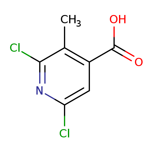 Clc1nc(Cl)c(c(c1)C(=O)O)C