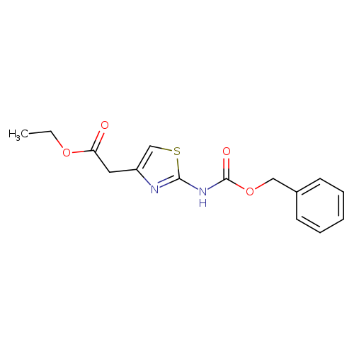 CCOC(=O)Cc1csc(n1)NC(=O)OCc1ccccc1