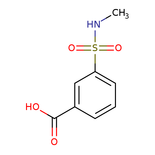 CNS(=O)(=O)c1cccc(c1)C(=O)O