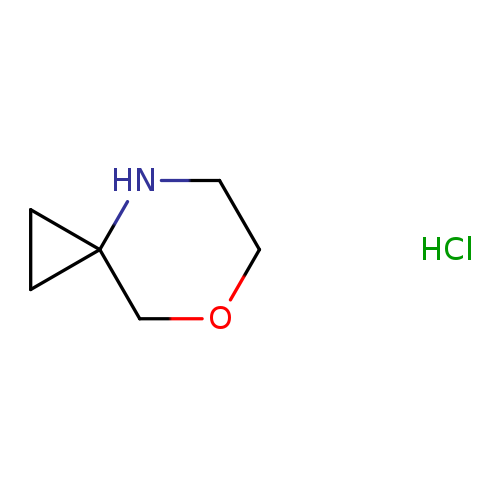 C1CNC2(CO1)CC2.Cl