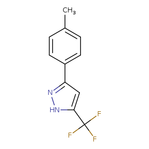 Cc1ccc(cc1)c1n[nH]c(c1)C(F)(F)F