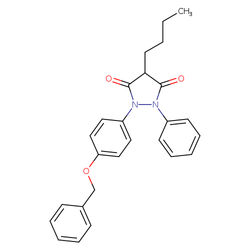CCCCC1C(=O)N(N(C1=O)c1ccccc1)c1ccc(cc1)OCc1ccccc1