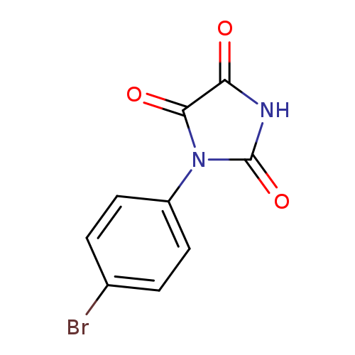 Brc1ccc(cc1)N1C(=O)NC(=O)C1=O