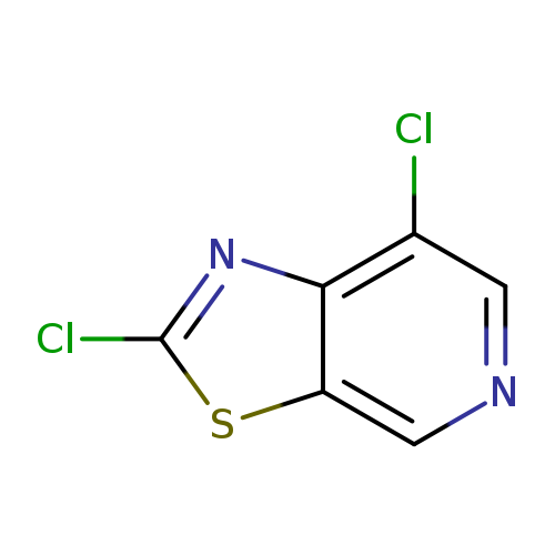 Clc1nc2c(s1)cncc2Cl
