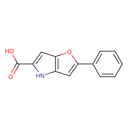 OC(=O)c1cc2c([nH]1)cc(o2)c1ccccc1