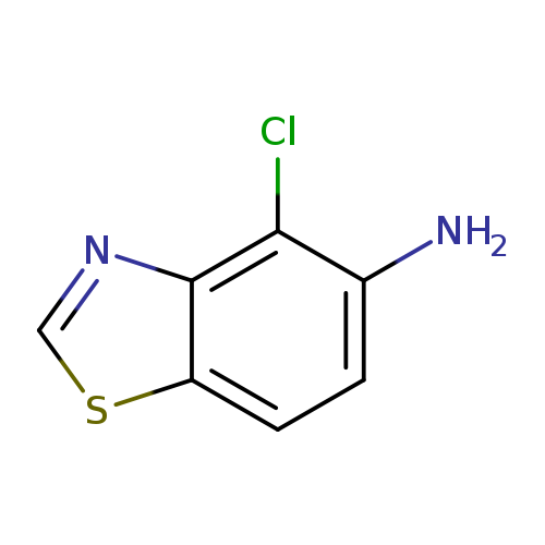 Nc1ccc2c(c1Cl)ncs2