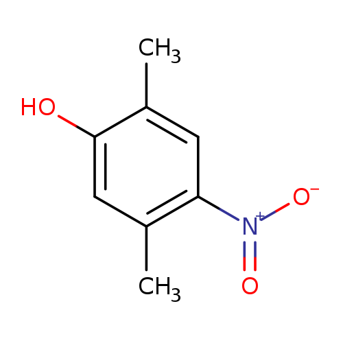 Cc1cc([N+](=O)[O-])c(cc1O)C