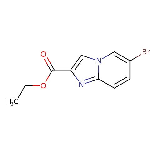 CCOC(=O)c1cn2c(n1)ccc(c2)Br