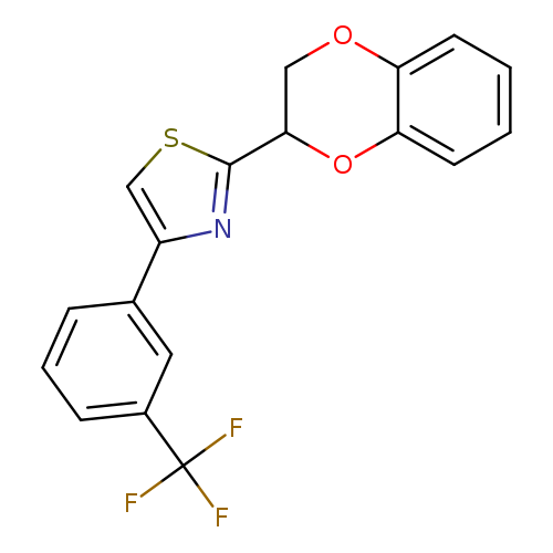 FC(c1cccc(c1)c1csc(n1)C1COc2c(O1)cccc2)(F)F