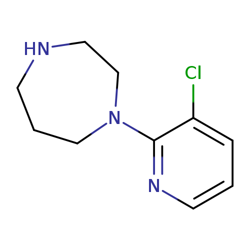 Clc1cccnc1N1CCNCCC1