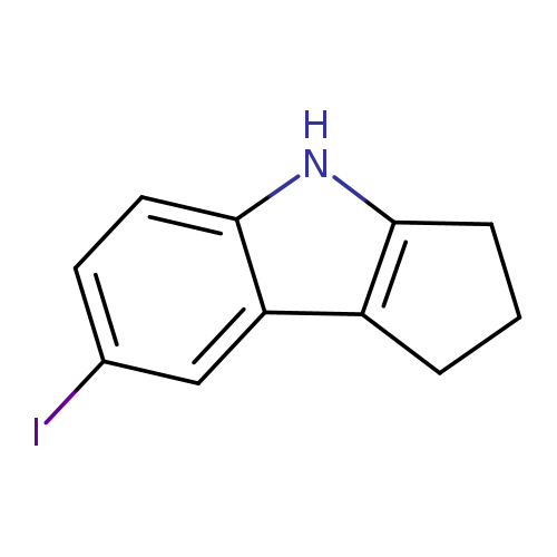Ic1ccc2c(c1)c1CCCc1[nH]2