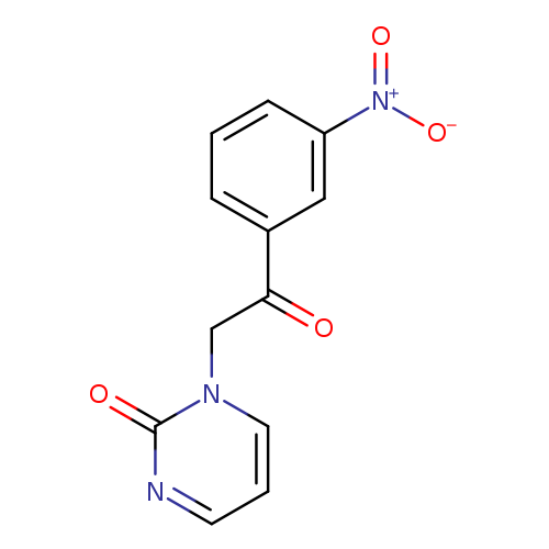 O=C1N=CC=CN1CC(C2=CC=CC([N+]([O-])=O)=C2)=O
