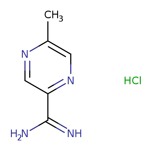 Cc1cnc(cn1)C(=N)N.Cl