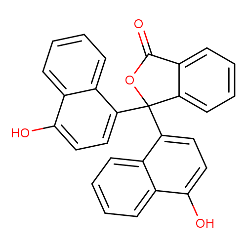 O=C1OC(c2c1cccc2)(c1ccc(c2c1cccc2)O)c1ccc(c2c1cccc2)O