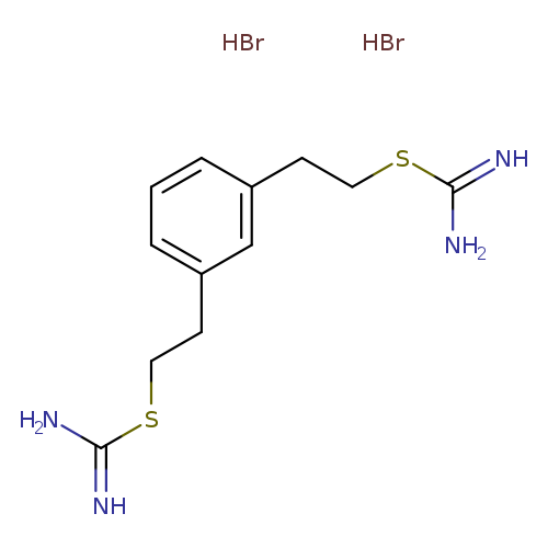 NC(=N)SCCc1cccc(c1)CCSC(=N)N.Br.Br