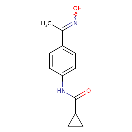 ON=C(c1ccc(cc1)NC(=O)C1CC1)C