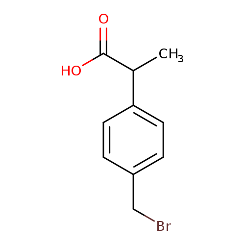 BrCc1ccc(cc1)C(C(=O)O)C