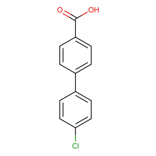 Clc1ccc(cc1)c1ccc(cc1)C(=O)O