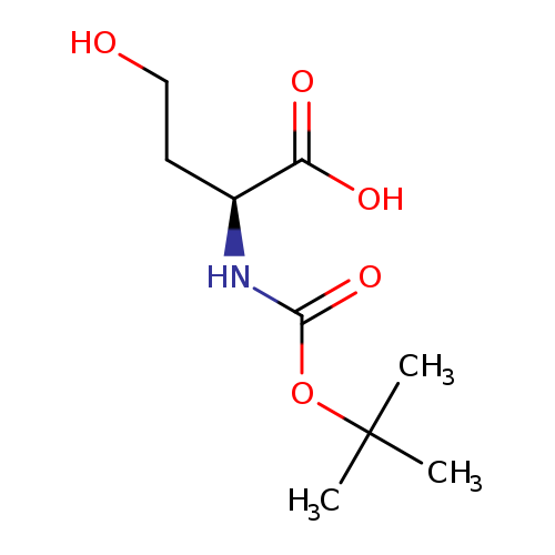 OCC[C@@H](C(=O)O)NC(=O)OC(C)(C)C