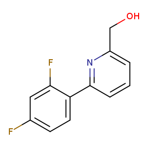 OCc1cccc(n1)c1ccc(cc1F)F