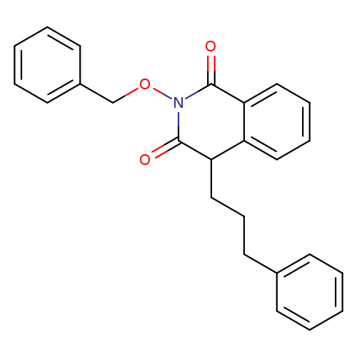 O=C1C(CCCc2ccccc2)c2ccccc2C(=O)N1OCc1ccccc1