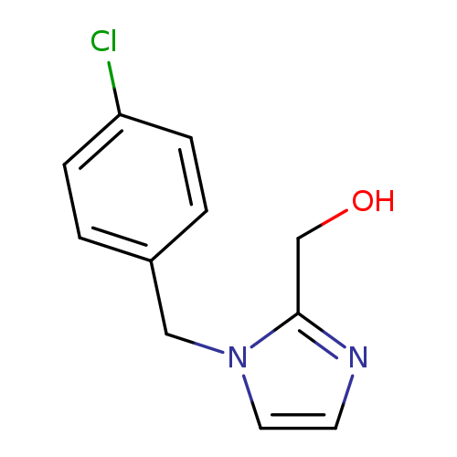 OCc1nccn1Cc1ccc(cc1)Cl