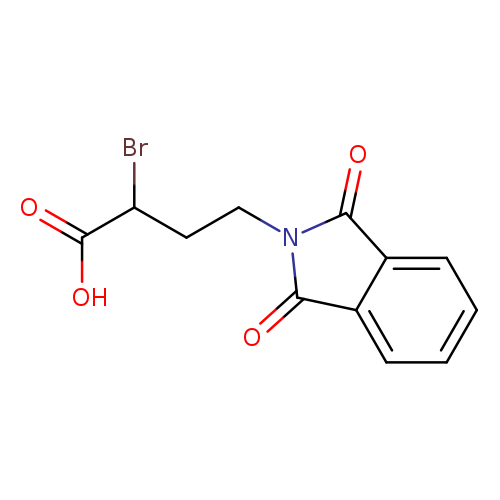 BrC(C(=O)O)CCN1C(=O)c2c(C1=O)cccc2