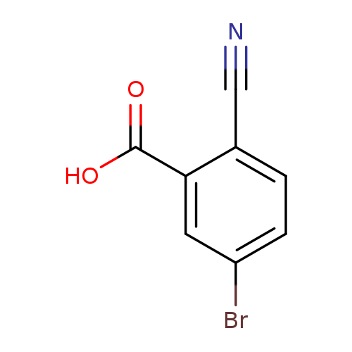 N#Cc1ccc(cc1C(=O)O)Br