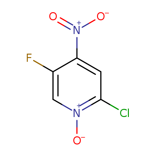 [O-][N+](=O)c1cc(Cl)[n+](cc1F)[O-]