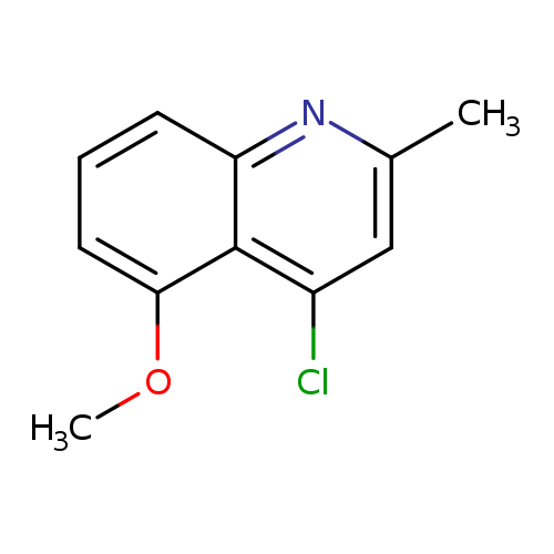COc1cccc2c1c(Cl)cc(n2)C