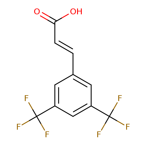 OC(=O)/C=C/c1cc(cc(c1)C(F)(F)F)C(F)(F)F