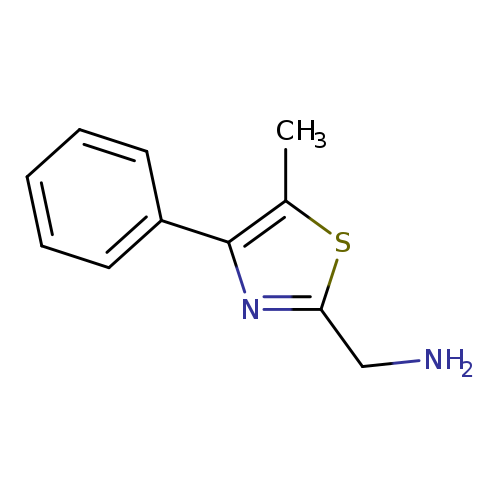 NCc1sc(c(n1)c1ccccc1)C