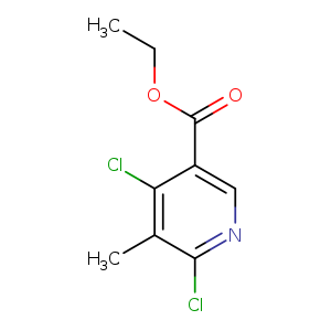 Cc1c(Cl)c(cnc1Cl)C(=O)OCC