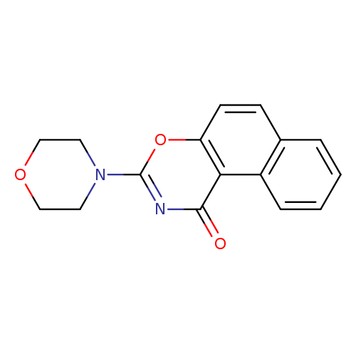 O=c1nc(oc2c1c1ccccc1cc2)N1CCOCC1