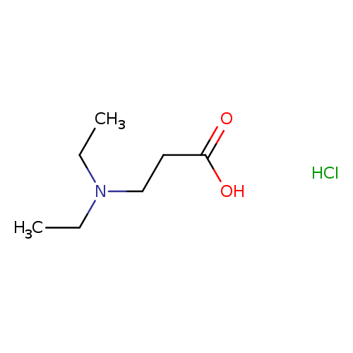 CCN(CCC(=O)O)CC.Cl