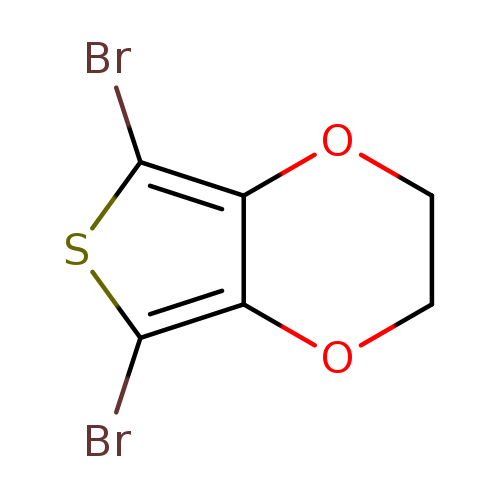 Brc1sc(c2c1OCCO2)Br